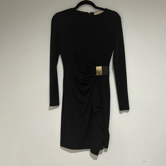 MICHAEL Michael Kors | Dresses | Michael Kors Black Dress With Gold Buckle | Poshmark MICHAEL Michael Kors | Dresses | Michael Kors Black Dress With Gold Buckle | Poshmark